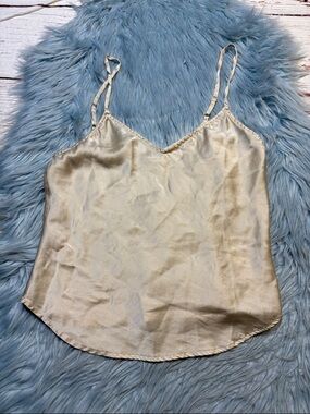 Reformation Champagne Silk Cami sz S